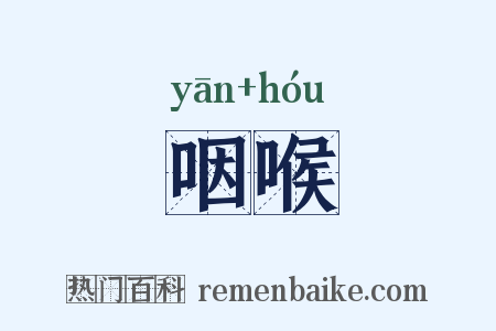 咽喉是什么意思的图片